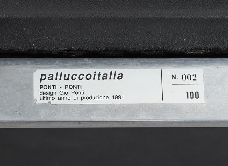 Gio Ponti, a "Pontiponti" chair, Palluccoitalia, edition 2/100, 1991.