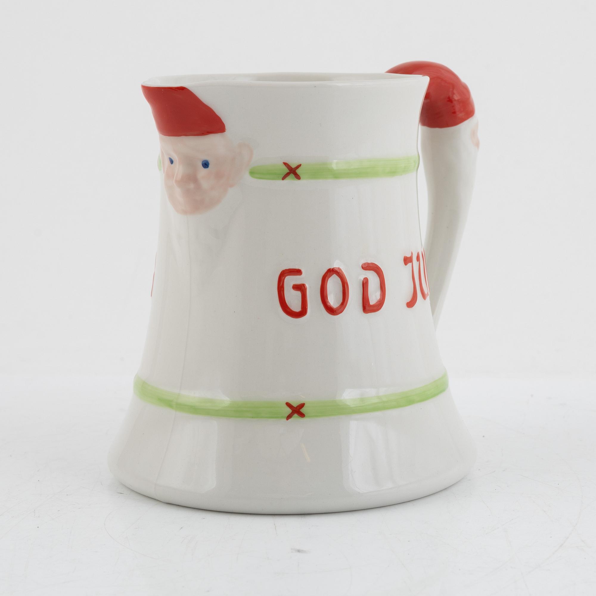Julservis, 41 delar, porslin, "God Jul", Gustavsberg.