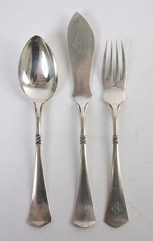 BESTICK, 18 st, silver, 1902-1932.