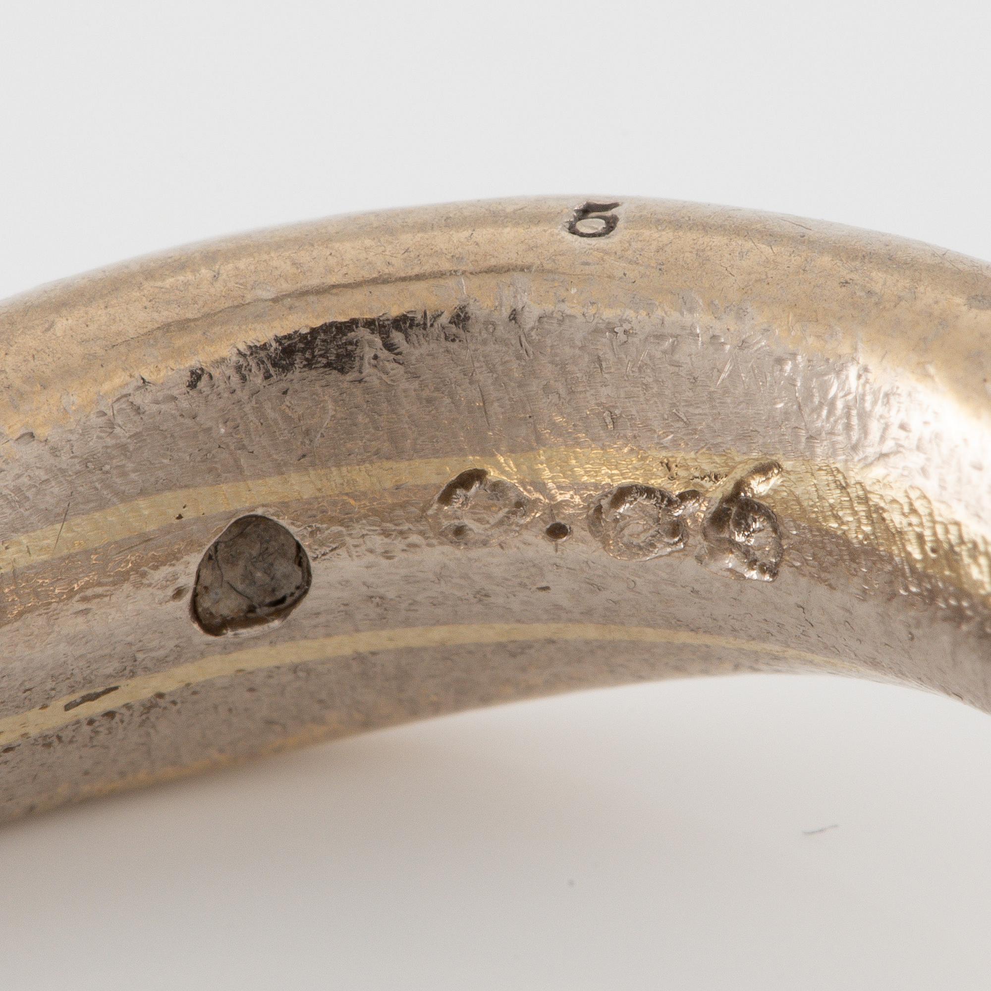Charlotte Lynggaard, Ole Lynggaard, "Love ring", 18K white gold with brilliant-cut diamonds.
