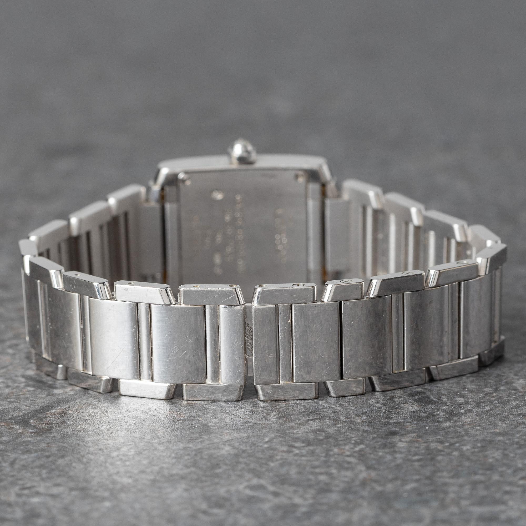 Cartier, Tank Francaise, ca 2000.