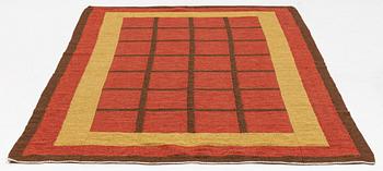 A swedish flat weave, varpet, c 274 x 174 cm.