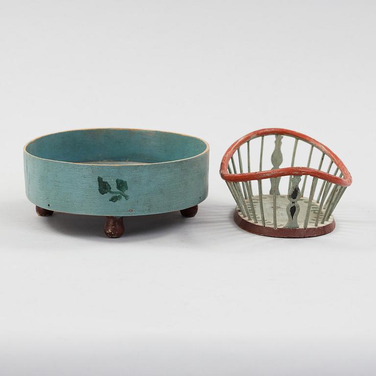 two baskets from the 19th century.