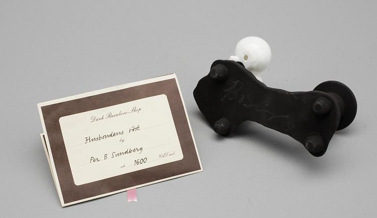 PER B. SUNDBERG, skulptur/objekt/ljusstake, signerad oh daterad -07.