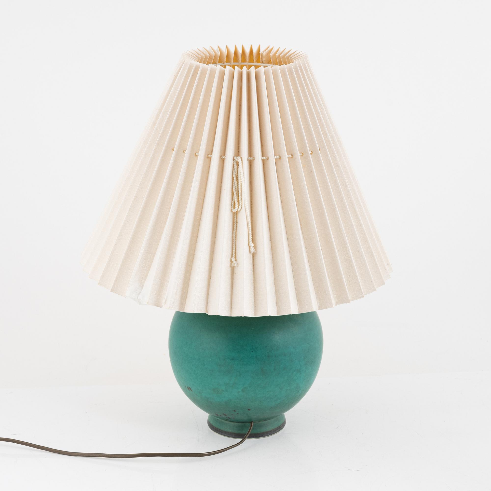 Wilhelm Kåge, bordslampa, "Argenta", Gustavsberg.