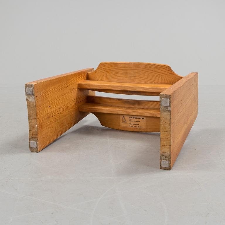 GILBERT MARKLUND, pall, för Furusnickarn AB. 1900-talets andra hälft.