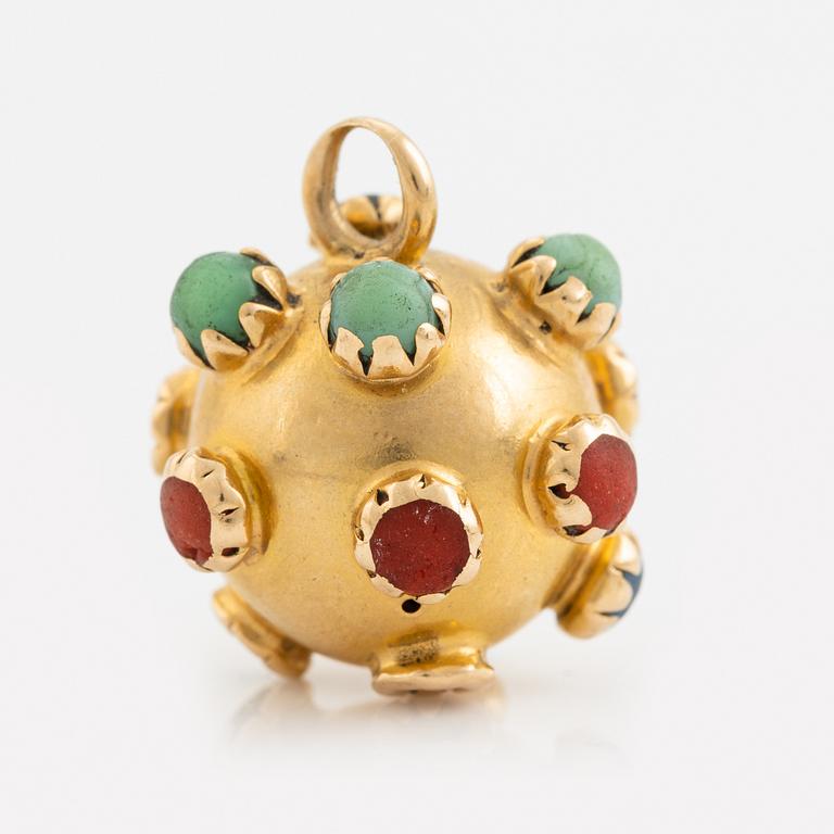 Berlock, 18K guld, sputnik.