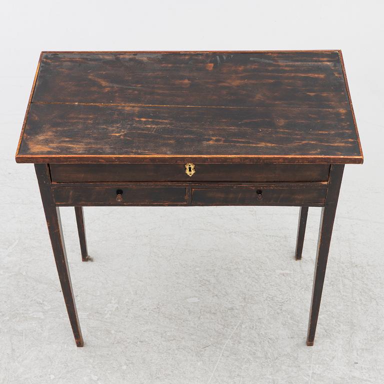A Gustavian ladies desk, late 18th century.