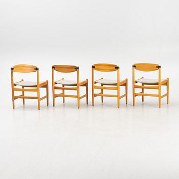 Børge Mogensen, chairs, 4 pcs, Karl Andersson & Söner, second half of the 20th century.