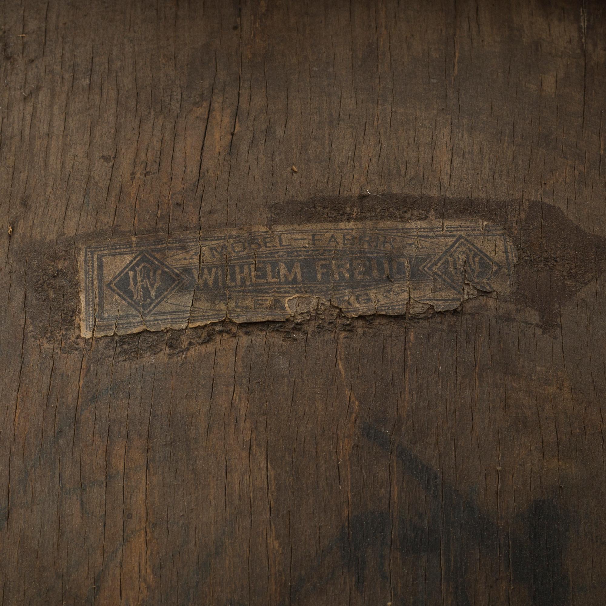 FOUR BENTWOOD CHAIRS FROM WILHELM FREUD LEMBERG, CA 1900.