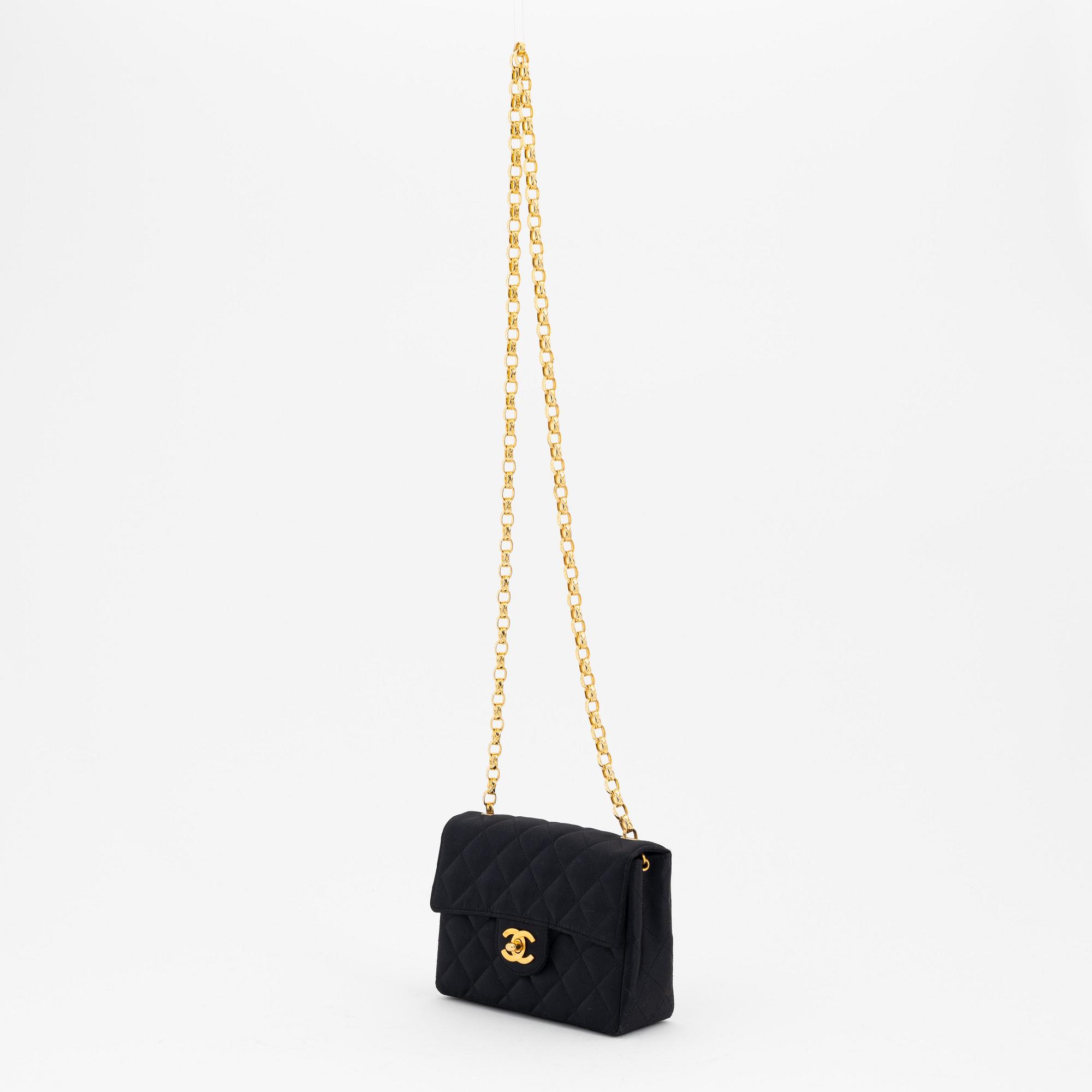 Chanel, satinväska, 1989-1991.
