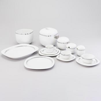 A 52-piece set of "Suomi"  tableware designed by Timo Saarpaneva 1976, for Rosenthal Studio-line.