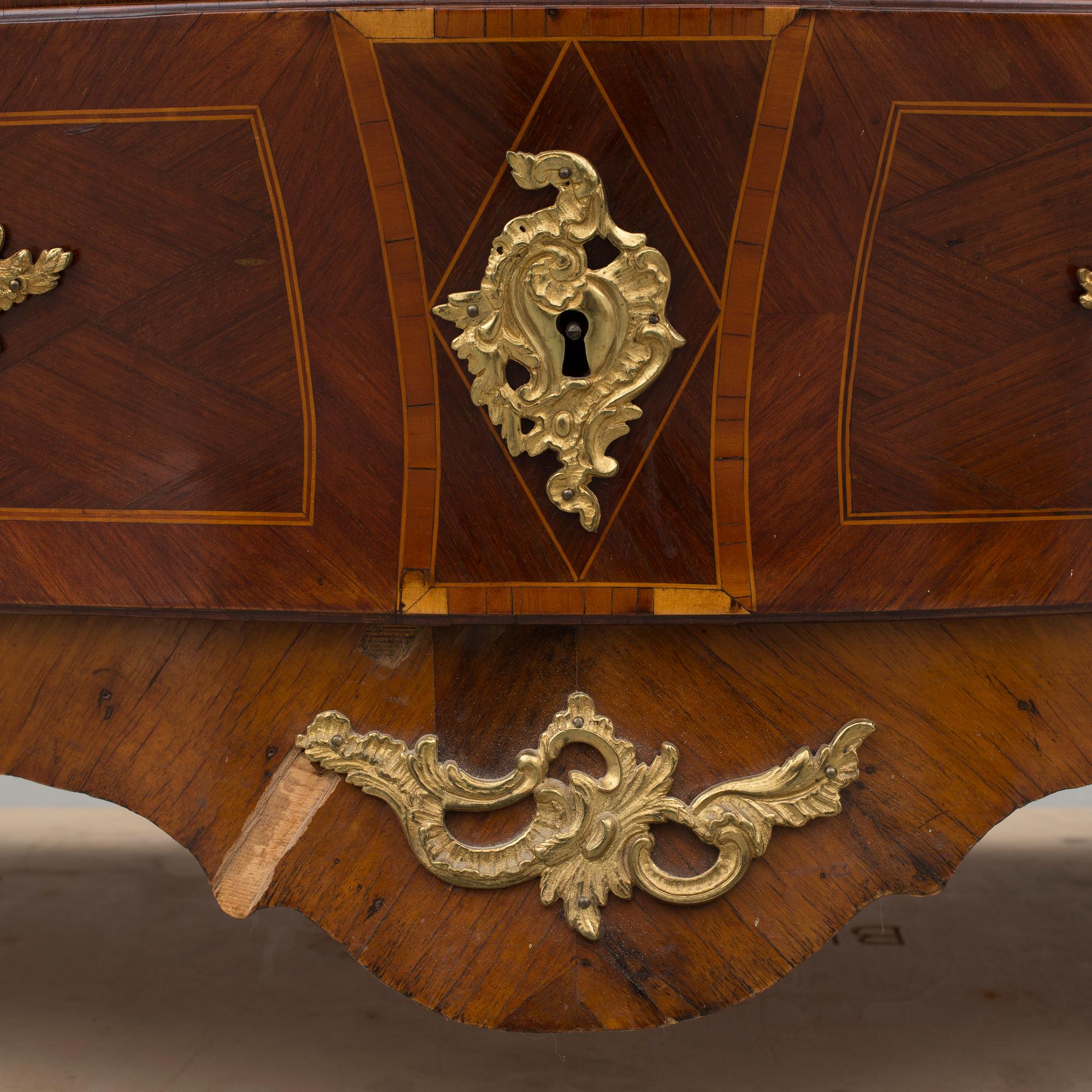 BYRÅ, Stockholmsarbete, Rokoko, 1700-tal.