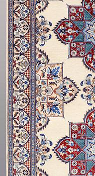 A RUNNER, Nain part silk , so called 9LAA, 300 x 99 cm.