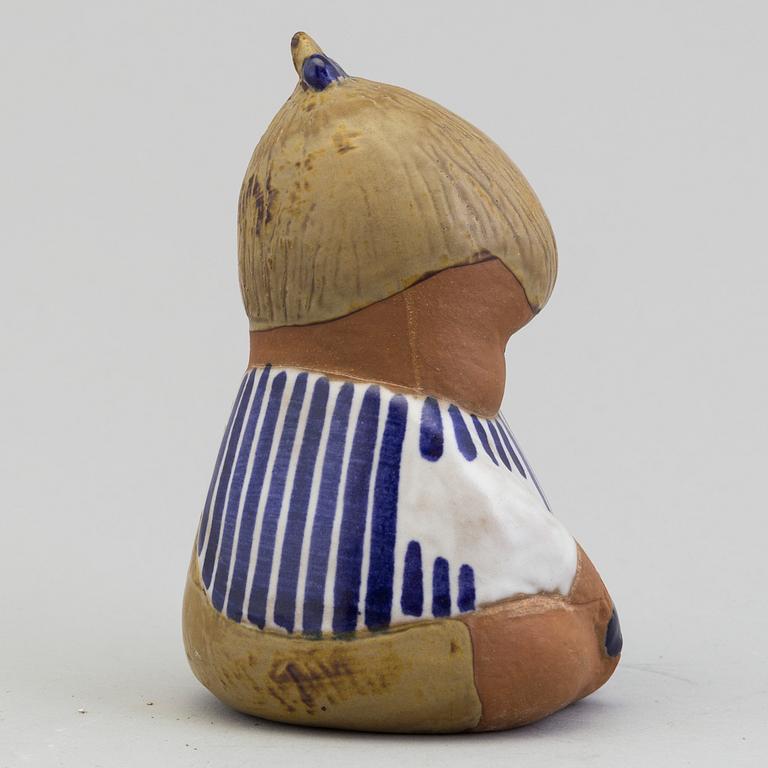 LISA LARSON, figurin, stengods, "Johanna", ur serien Larsons Ungar, Gustavsberg, signerad.