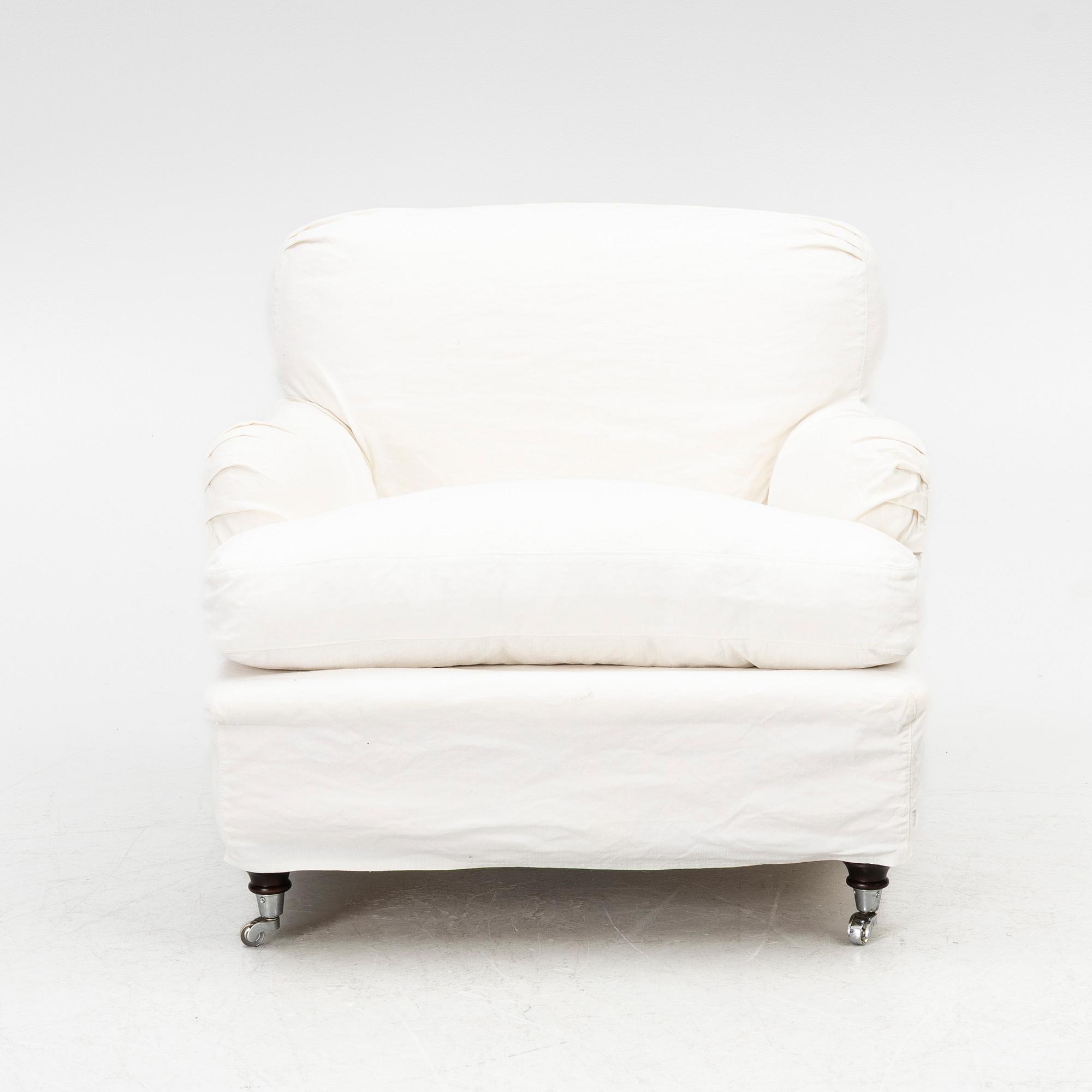 A Howard model armchair, contemporary.