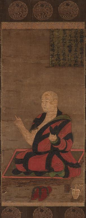 A Chinese or Japanese Tang-style copy of an older Chinese painting, presumably 11-13th Century.