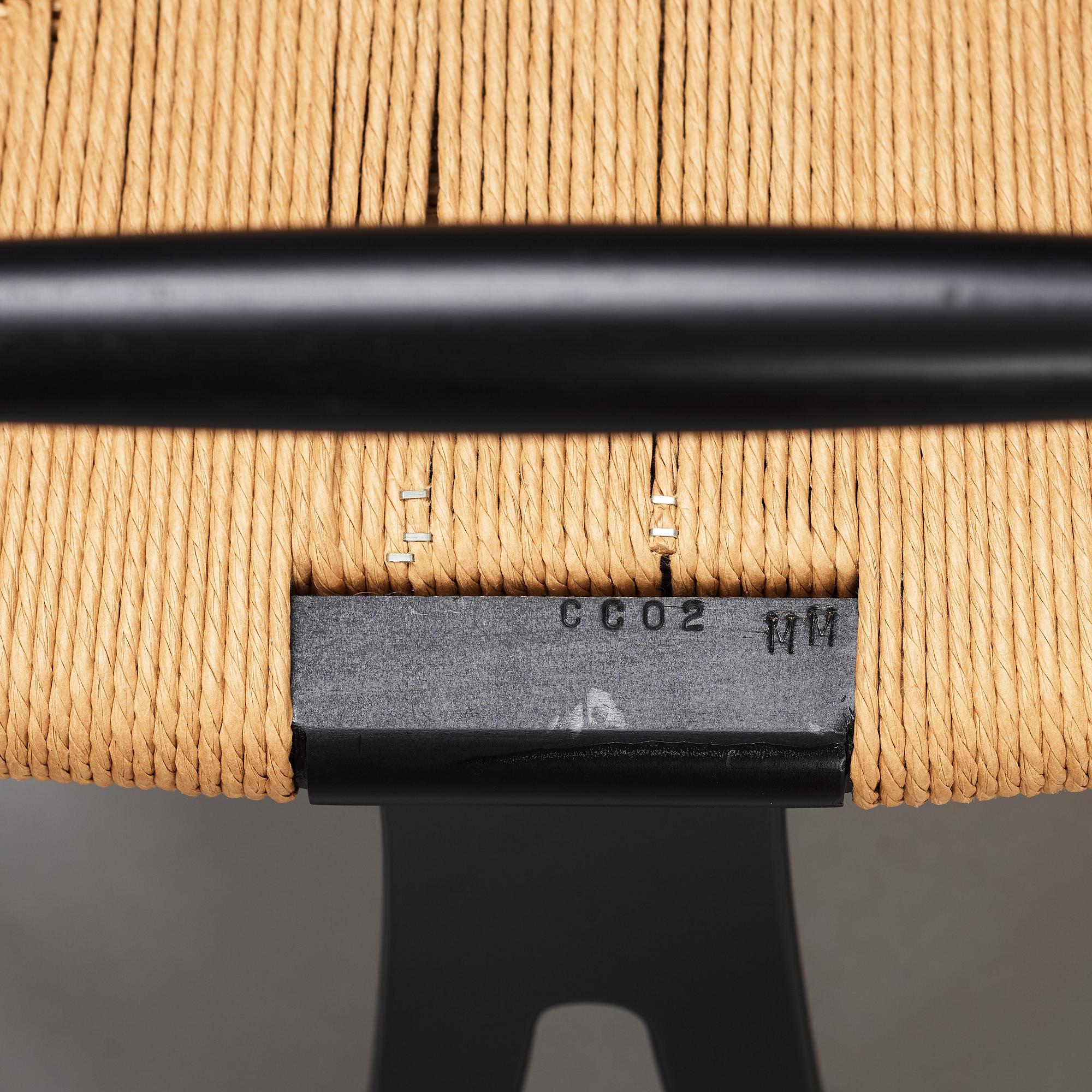 HANS J WEGNER, a "Wishbone Chair","CH24", for Carl Hansen & Søn, Denmark.