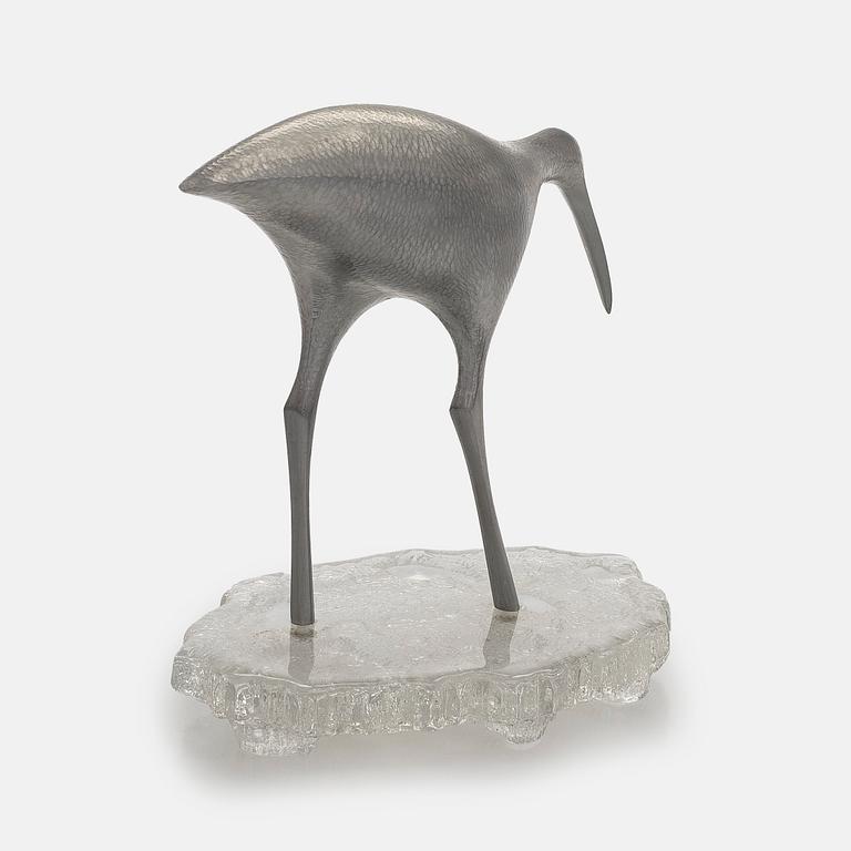 Tapio Wirkkala, veistos, "Suokurppa", leimattu Kultakeskus Oy Design: Tapio Wirkkala. Made in Finland.