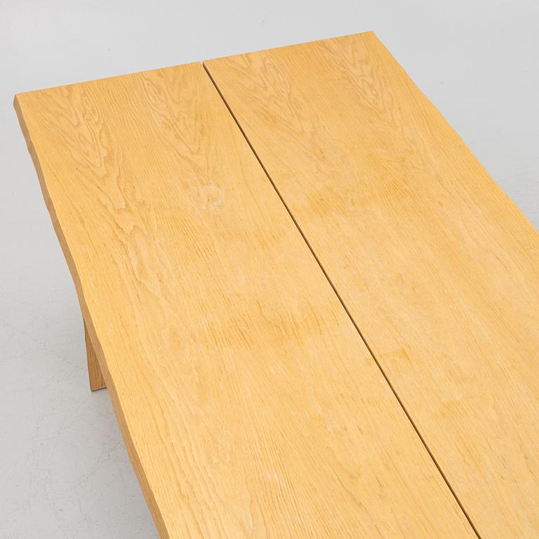 Philippe Malouin, a oak veneered dining table 'Bookmatch' for Hem.