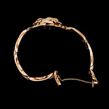 ARMBAND, 14 k guld. Vikt 18 g.