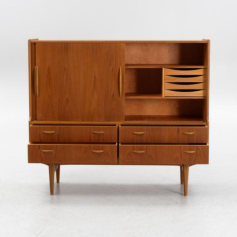 A teak veneered cabinet, 1960s.