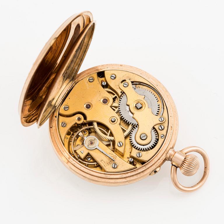 Paul Buhré, a 14K gold and enamel imperial presentation watch, circa 1900.