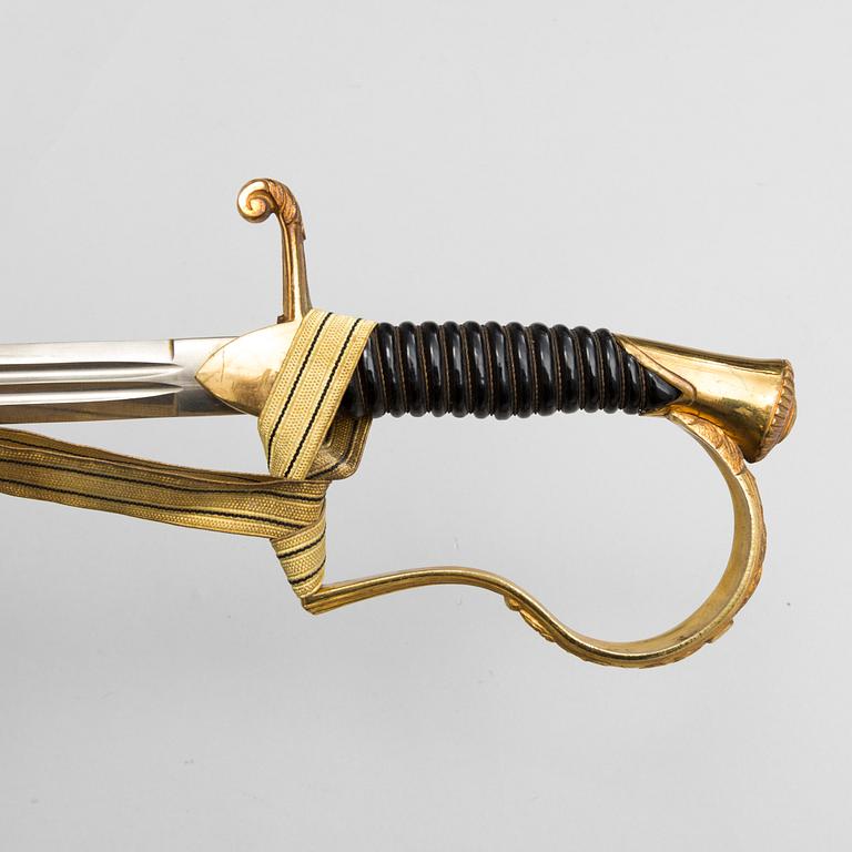 SABEL, svensk, m/1889 för artilleriofficer.