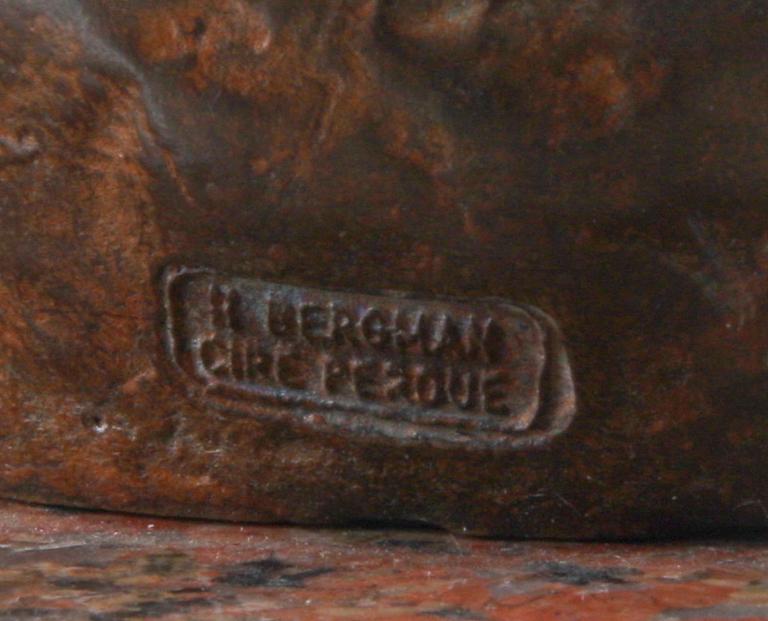 ARVID KNÖPPEL, skulptur, brons, sign.