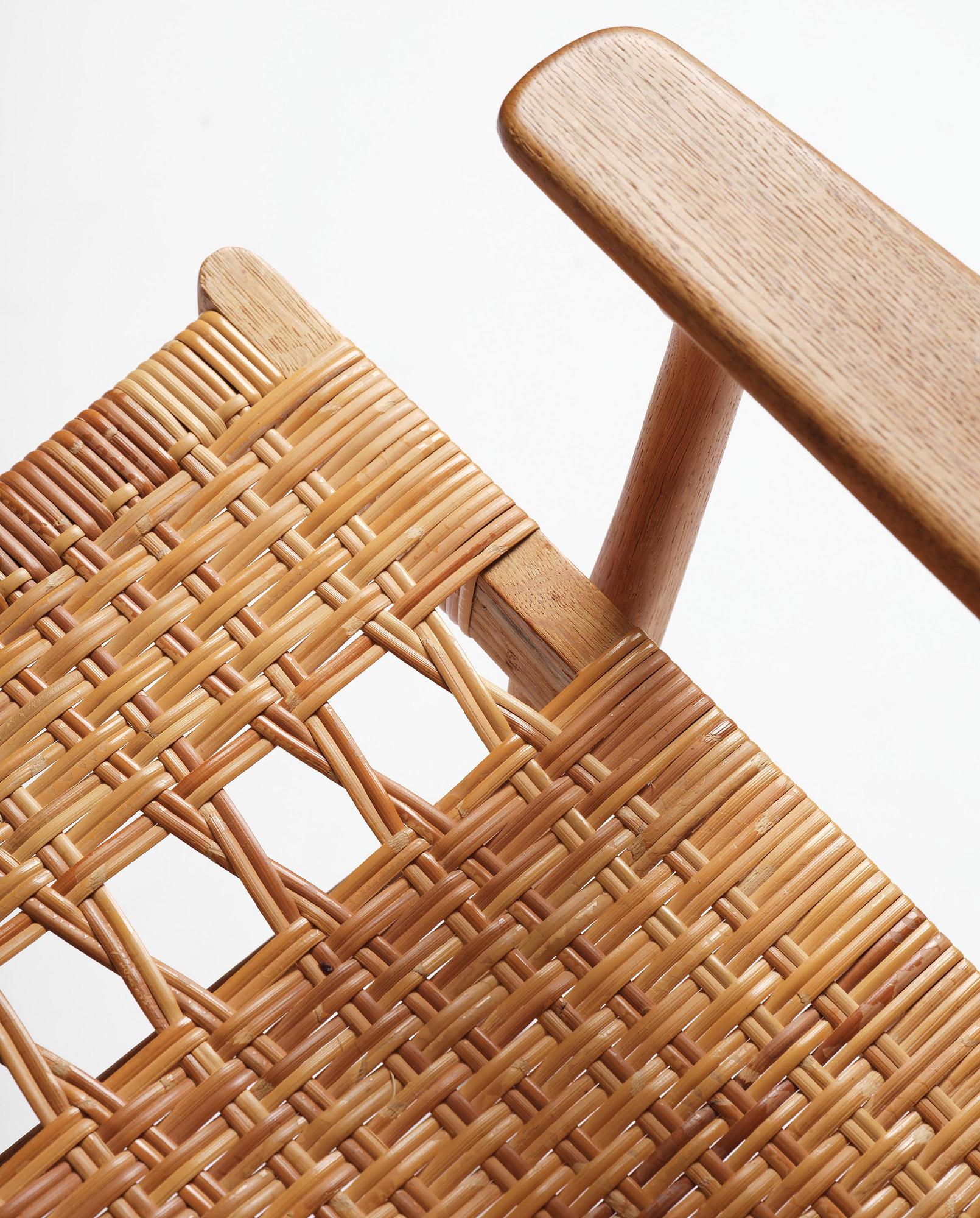 Hans J. Wegner, fåtölj, "CH27", Carl Hansen & Son, Danmark, 1950-tal.