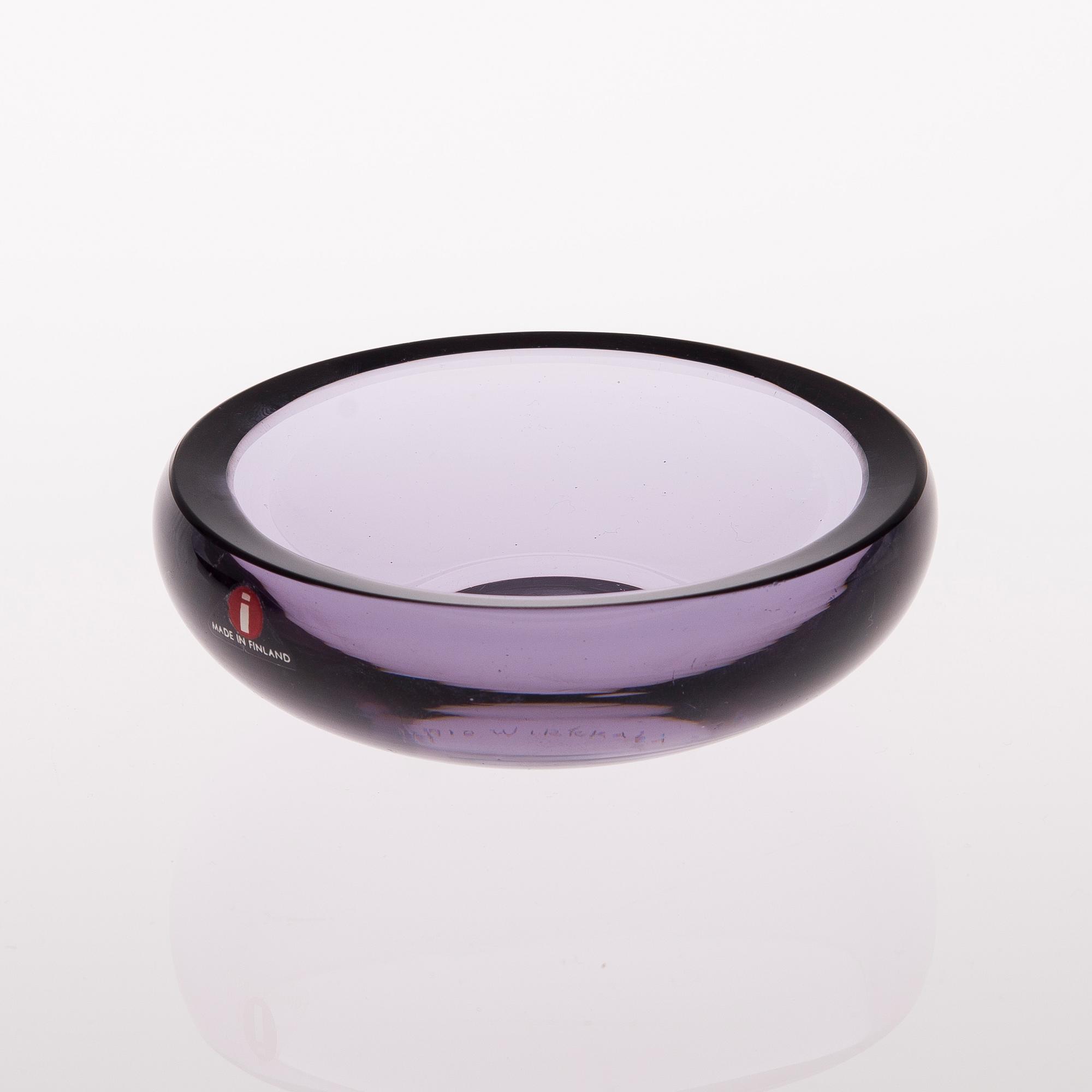 TAPIO WIRKKALA, MALJA, lasia, signeerattu Tapio Wirkkala 3680.