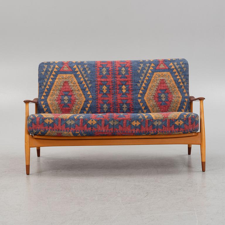 Arne Vodder, a model 'FD 161' sofa, France & Son, Denmark, mid 20th Century.