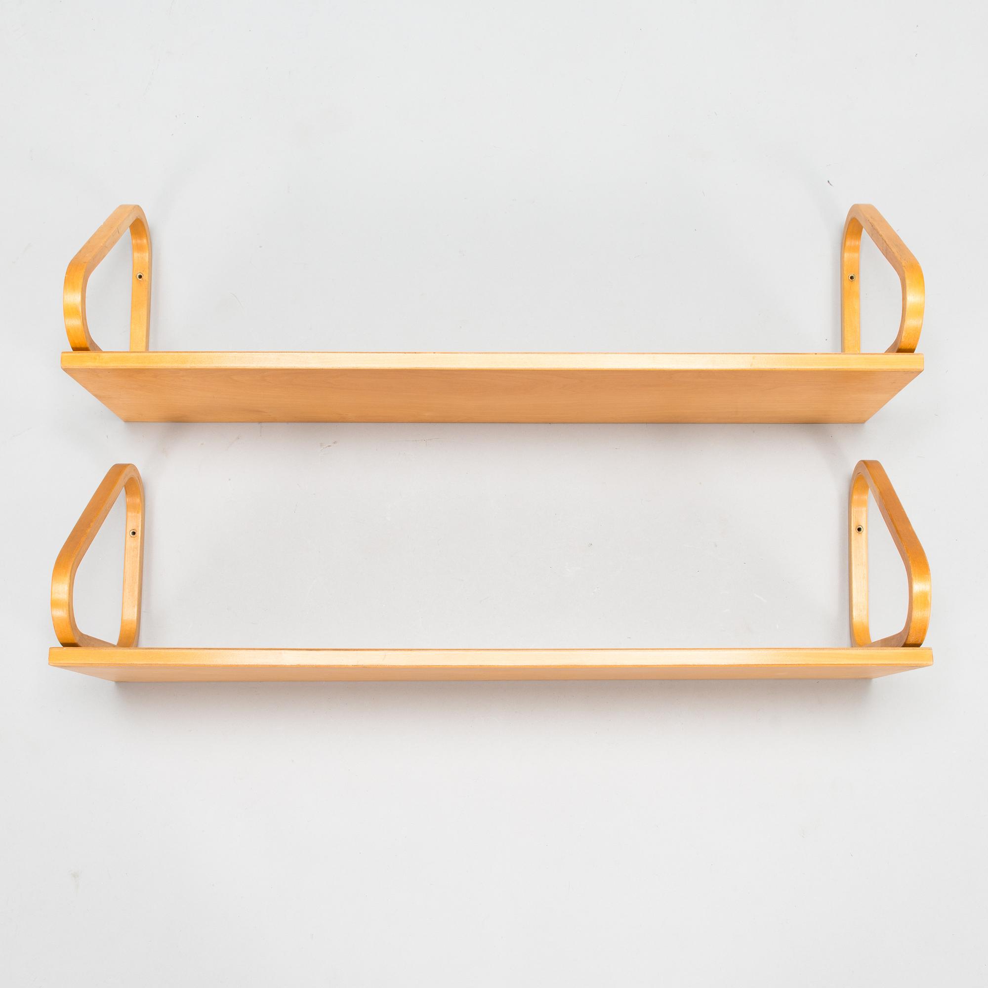 Alvar Aalto,  Two mid 20th Century '112B' shelves for Artek.