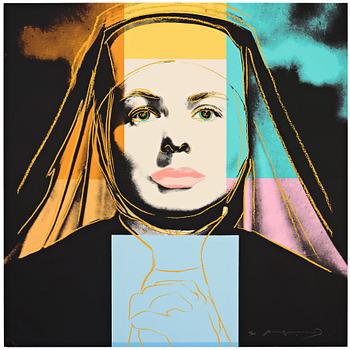 Andy Warhol, "Three portraits of Ingrid Bergman by Andy Warhol".