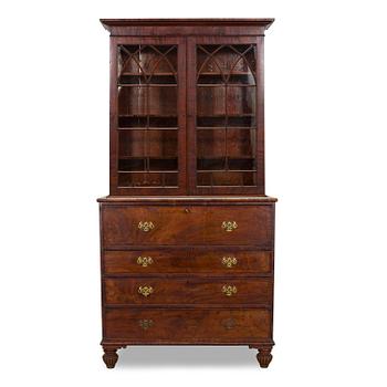 A Victorian Writing Display Cabinet, England early 19th century.