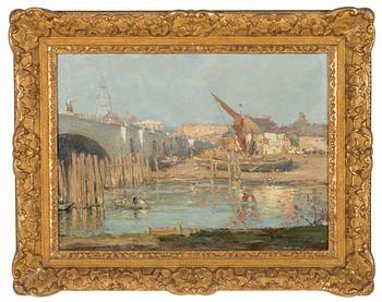 Evert Moll, oil on canvas, signed.