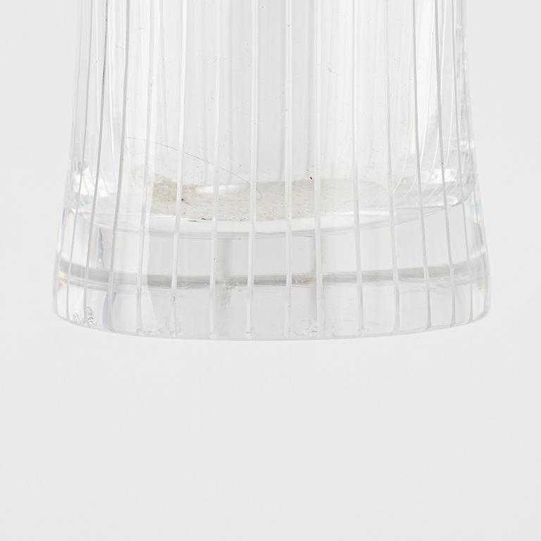 Tapio Wirkkala, a model 3215 glass vase, Iittala, Finland.
