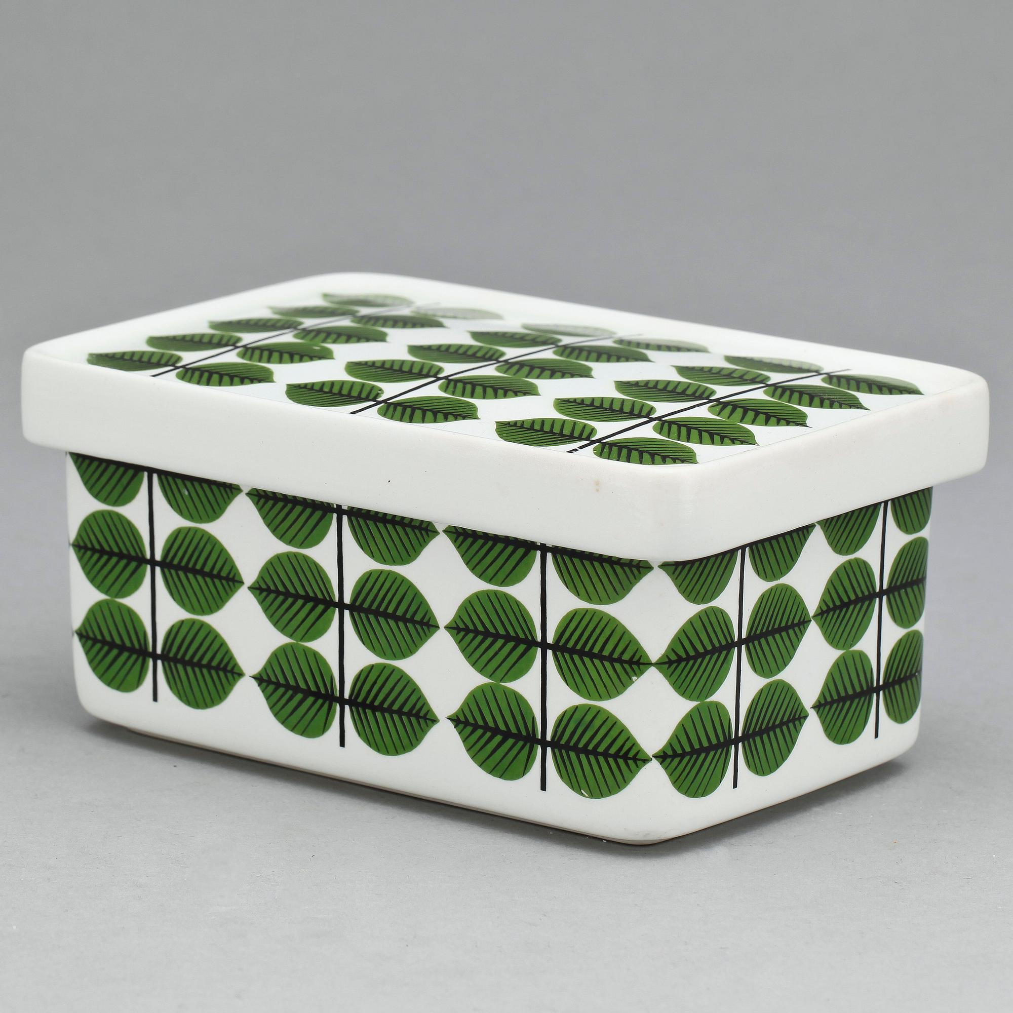 MATSERVIS, 11 delar, porslin, "Berså", Stig Lindberg, Gustavsberg, 1900-talets mitt.