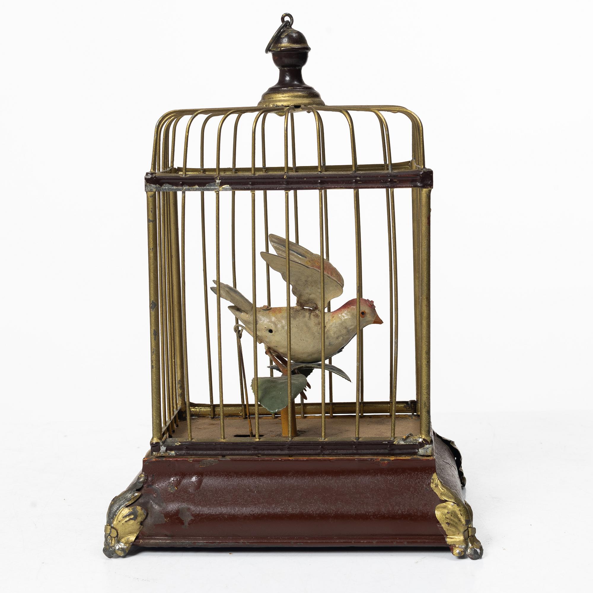 Birdcage-form musical box, late 19th century.