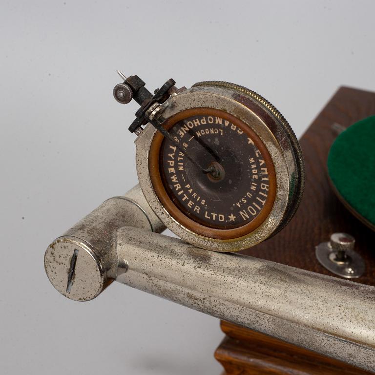 TRATTGRAMMOFON, tidigt 1900-tal.