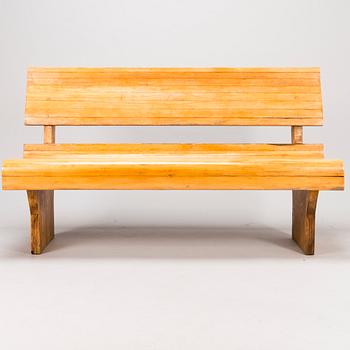 Alvar Aalto, CHURCH BENCH, a sample, late 1950s.