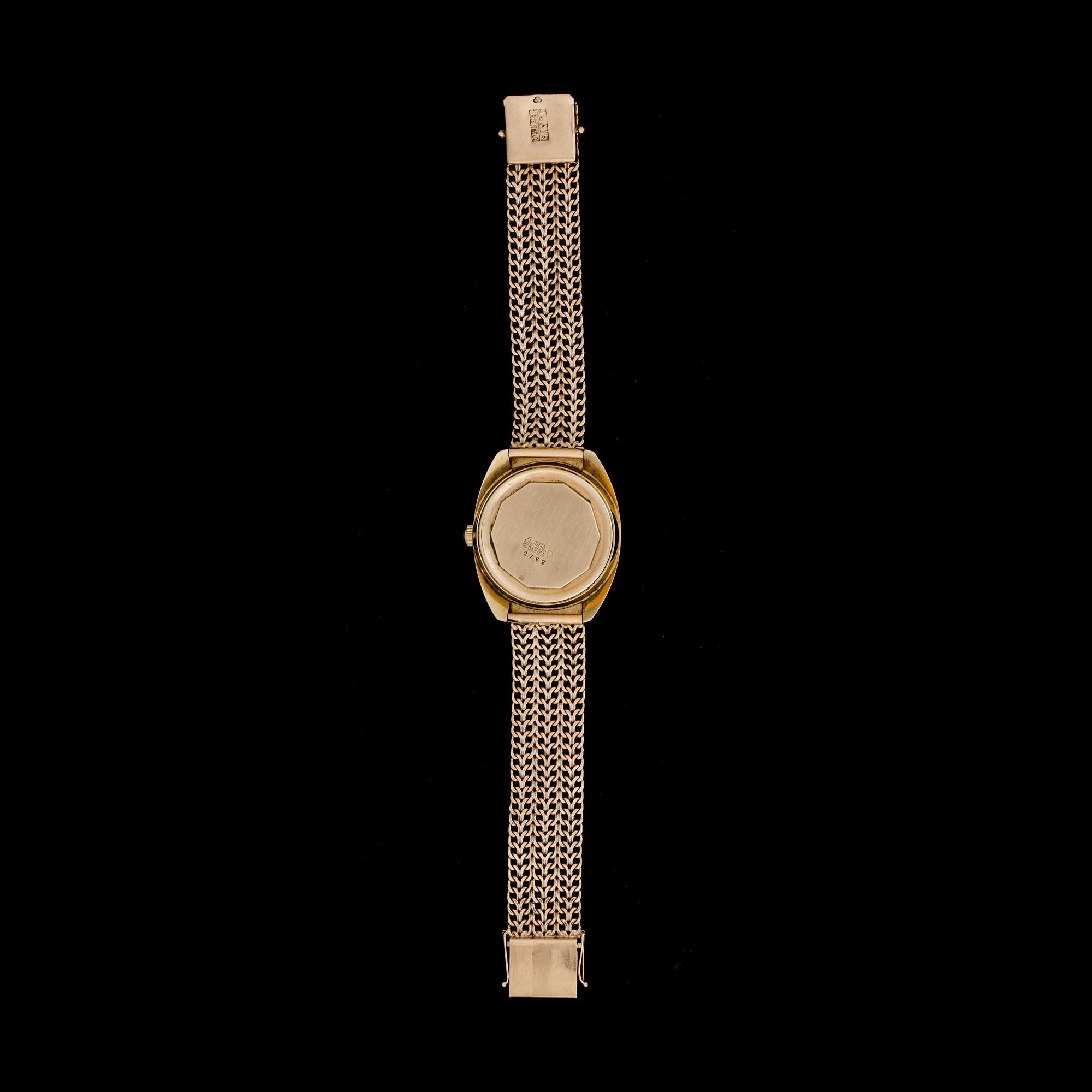 ARMBANDSUR, 18 k guld, Eweco, Swiss Made. Vikt ca 66 g.