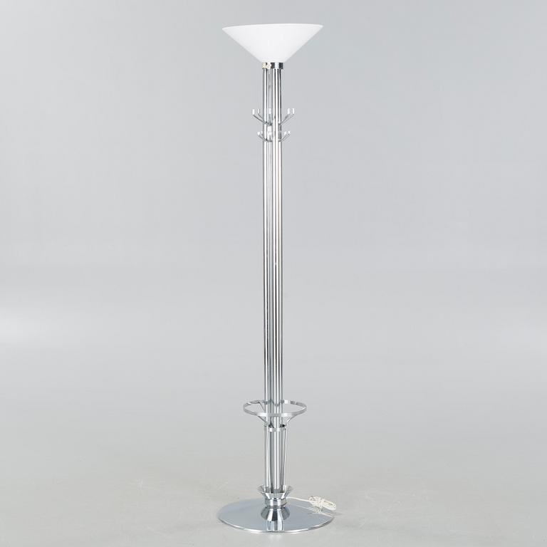 A floor lamp with coat hanger and umberella stand, by Nafa, late 20th century.
