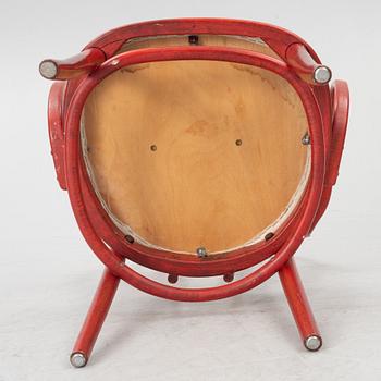 Seven armchairs, "Wien", Gemla, second half of the 20th century.