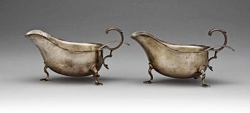 SÅSSNIPOR, ett par, silver, Sheffield 1923. Totalvikt ca 330 gram.