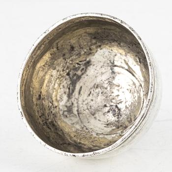 A Swedish Silver Tumbler, mark of Jeremias Wallbom, Uddevalla 1786.