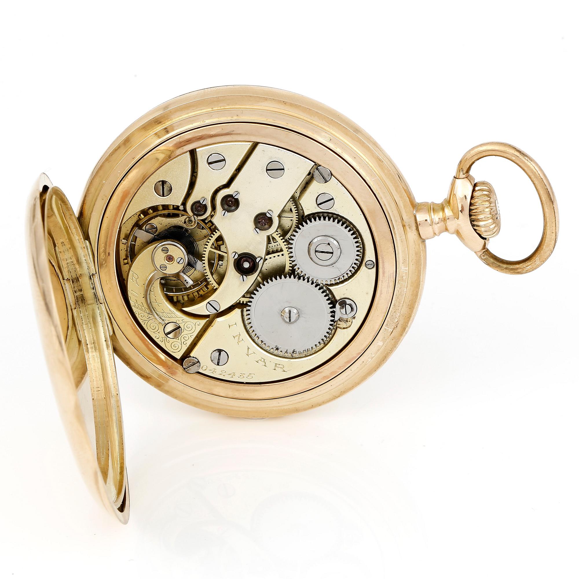 FRACKUR, 14k guld, Invar. Tot vikt ca 112,1 gram.