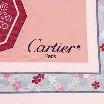 Cartier, a '13 rue de la paix' scarf.