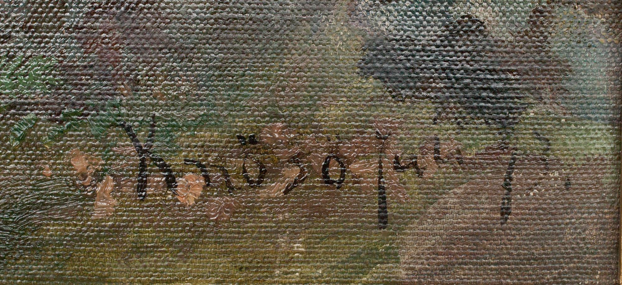 SEVERIN NILSON, olja på duk, signerad, märkt Knösö juli -93.