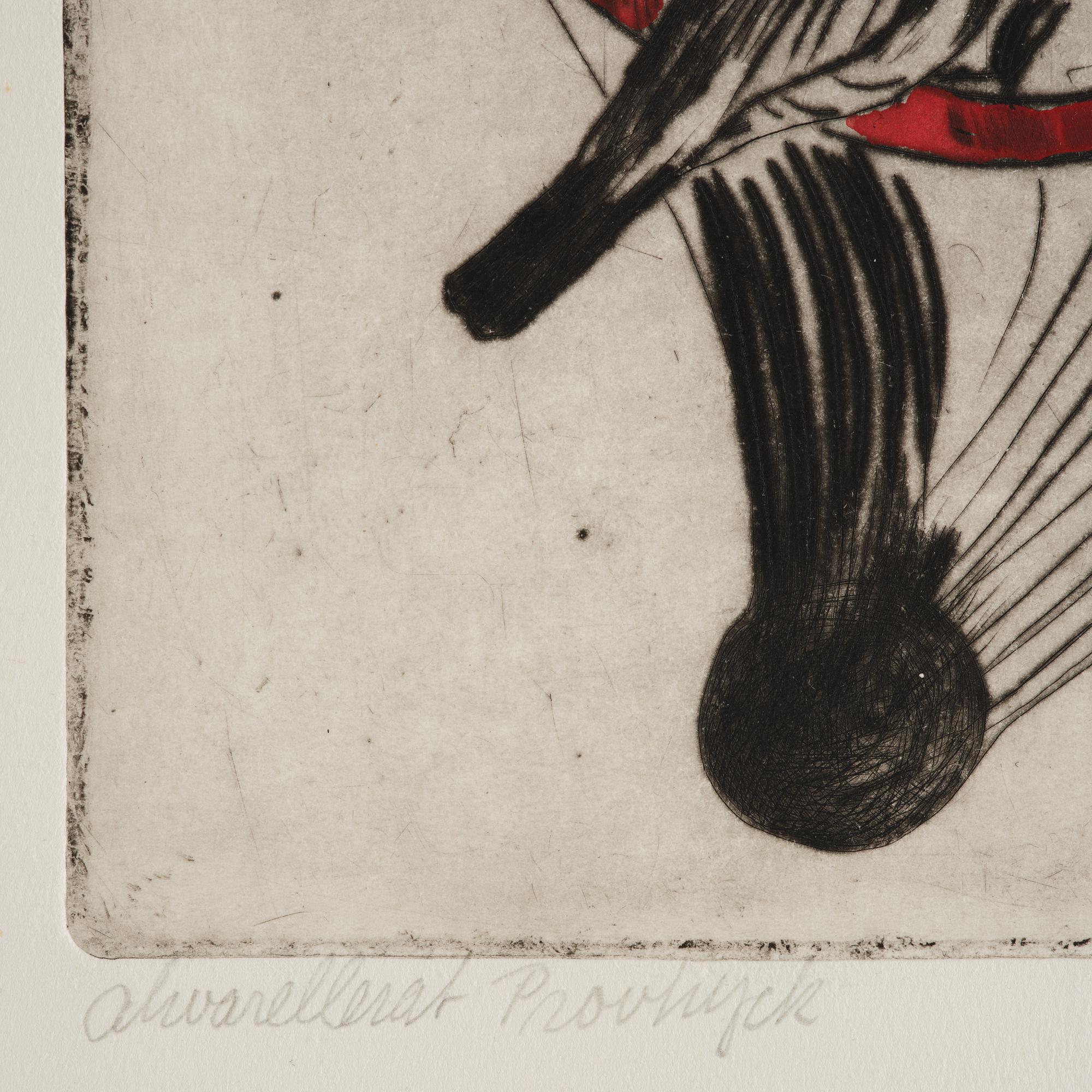 Hans Wigert, Pecking birds.